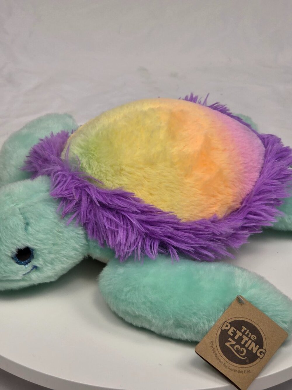 The Petting Zoo Sea Turtle Stuffed Animal Plushie 14" NWT